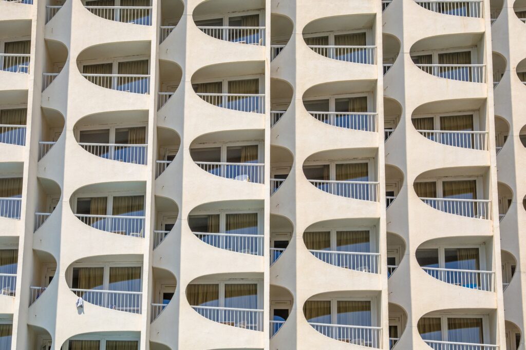 Detail of apartments in hotel