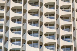 Detail of apartments in hotel