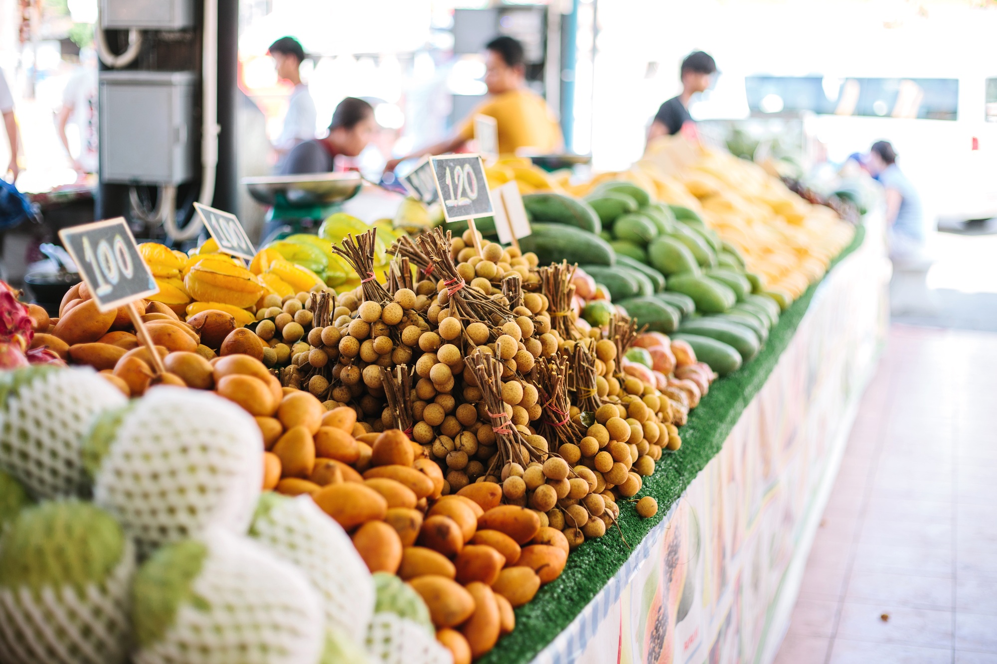 Fruit markets in Thailand