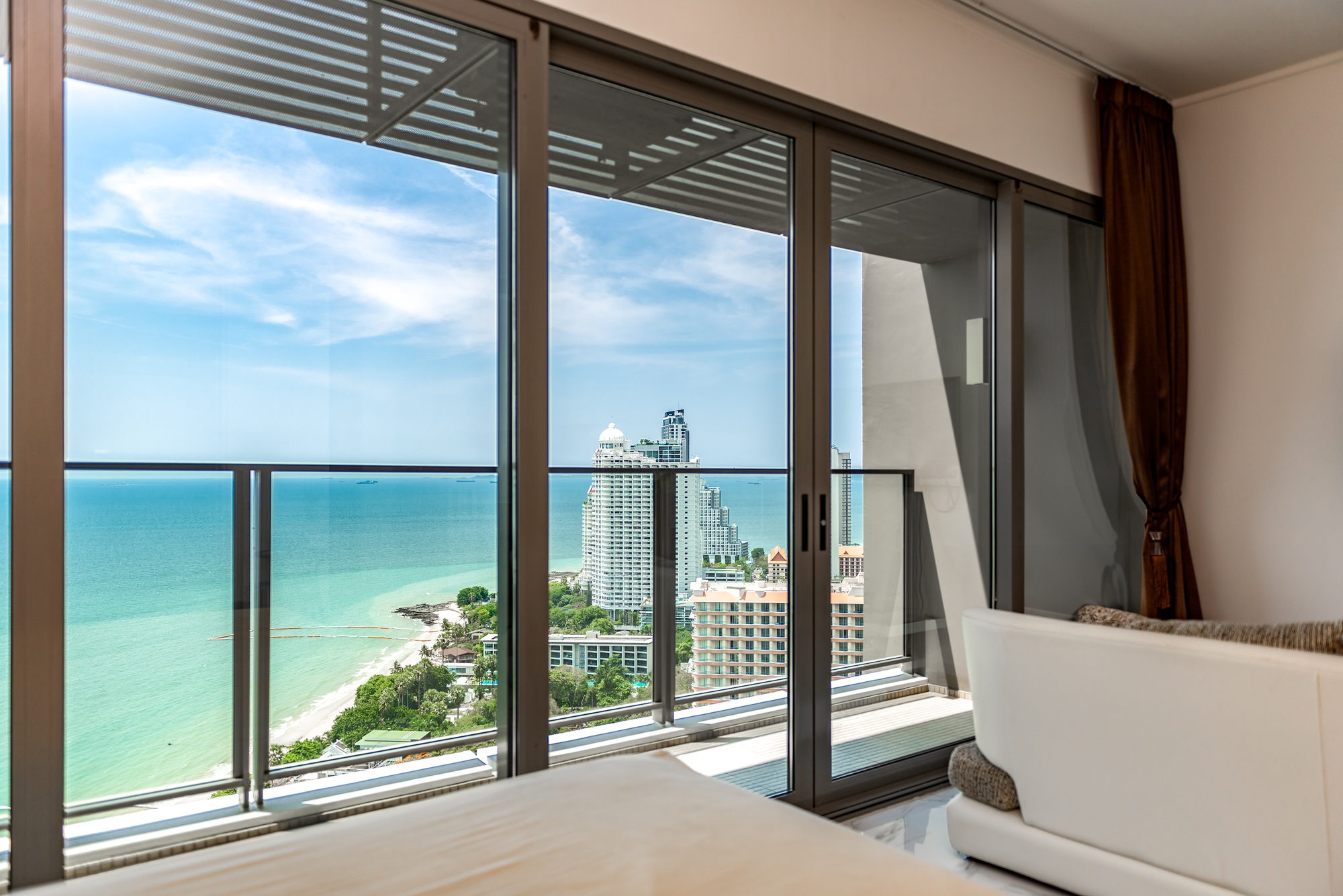 Interior of a beach condominium in Pattaya, Thailand