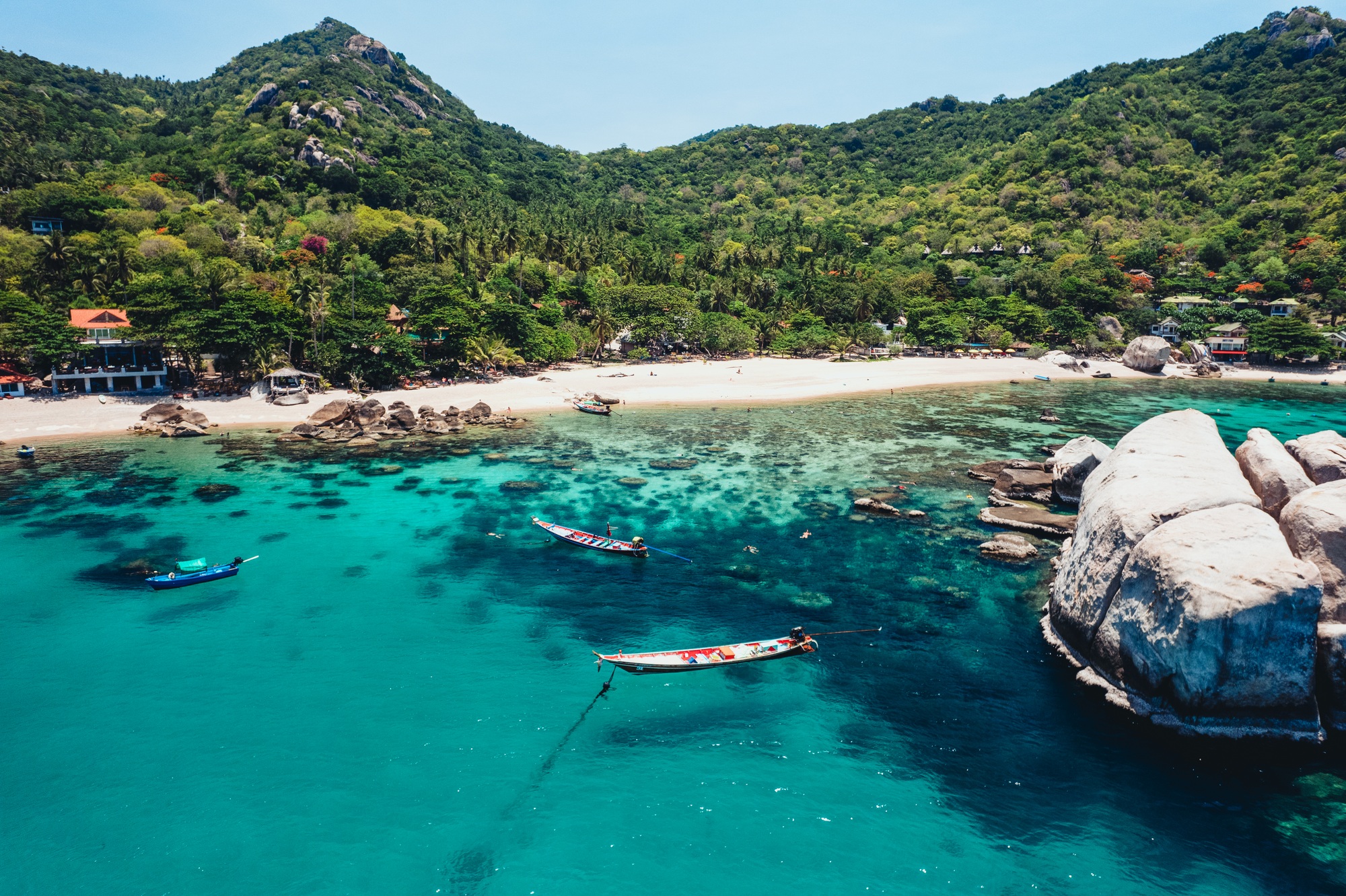 Beach and sea at Koh Tao, Thailand