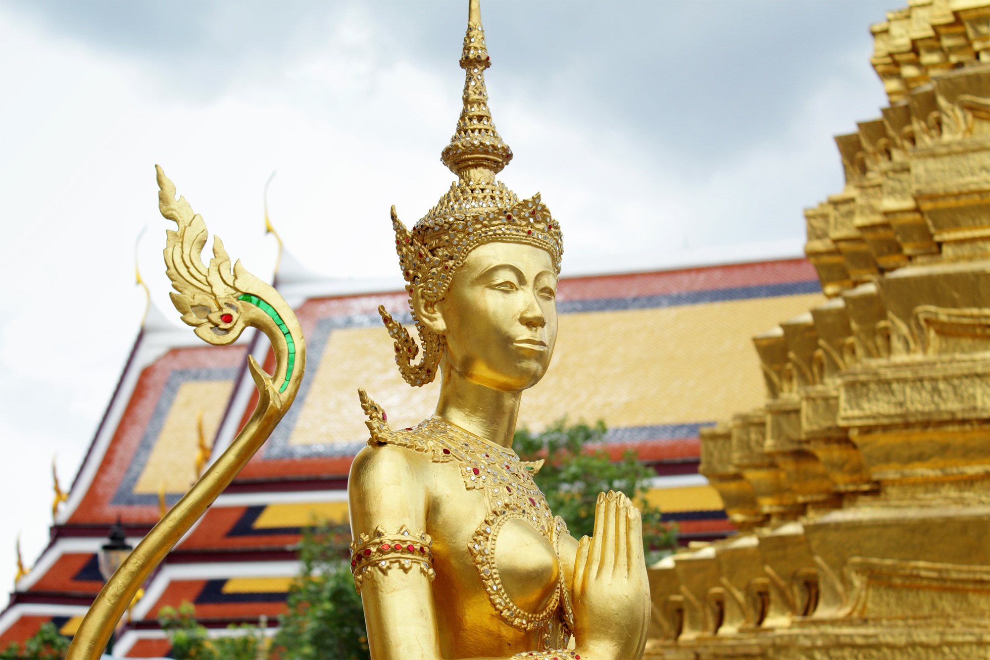 Buddha sculpture in Grand Palace, Thailand