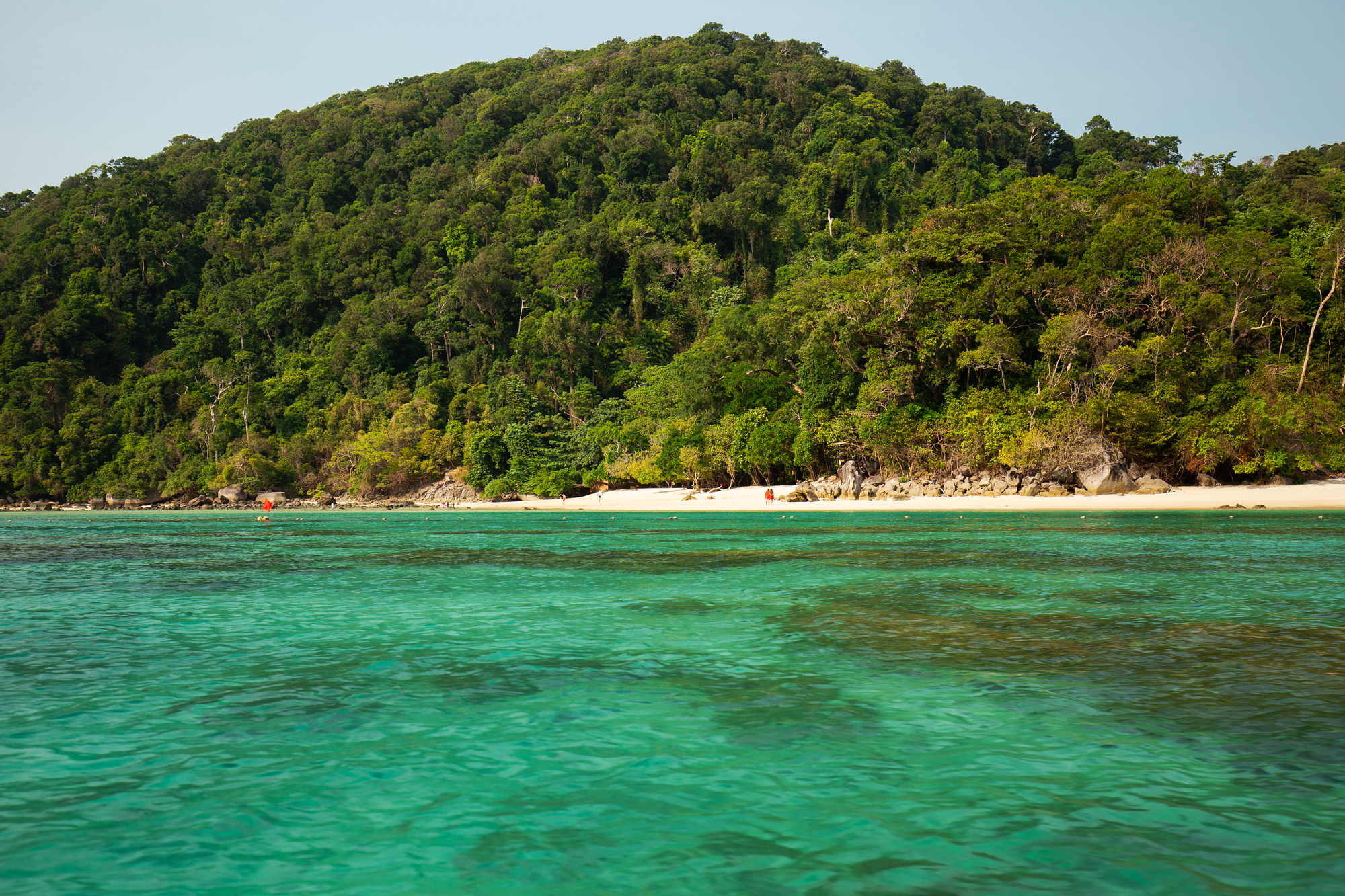 Sea of tropical island, Surin island, Thailand