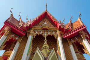 Thai temple in Thailand