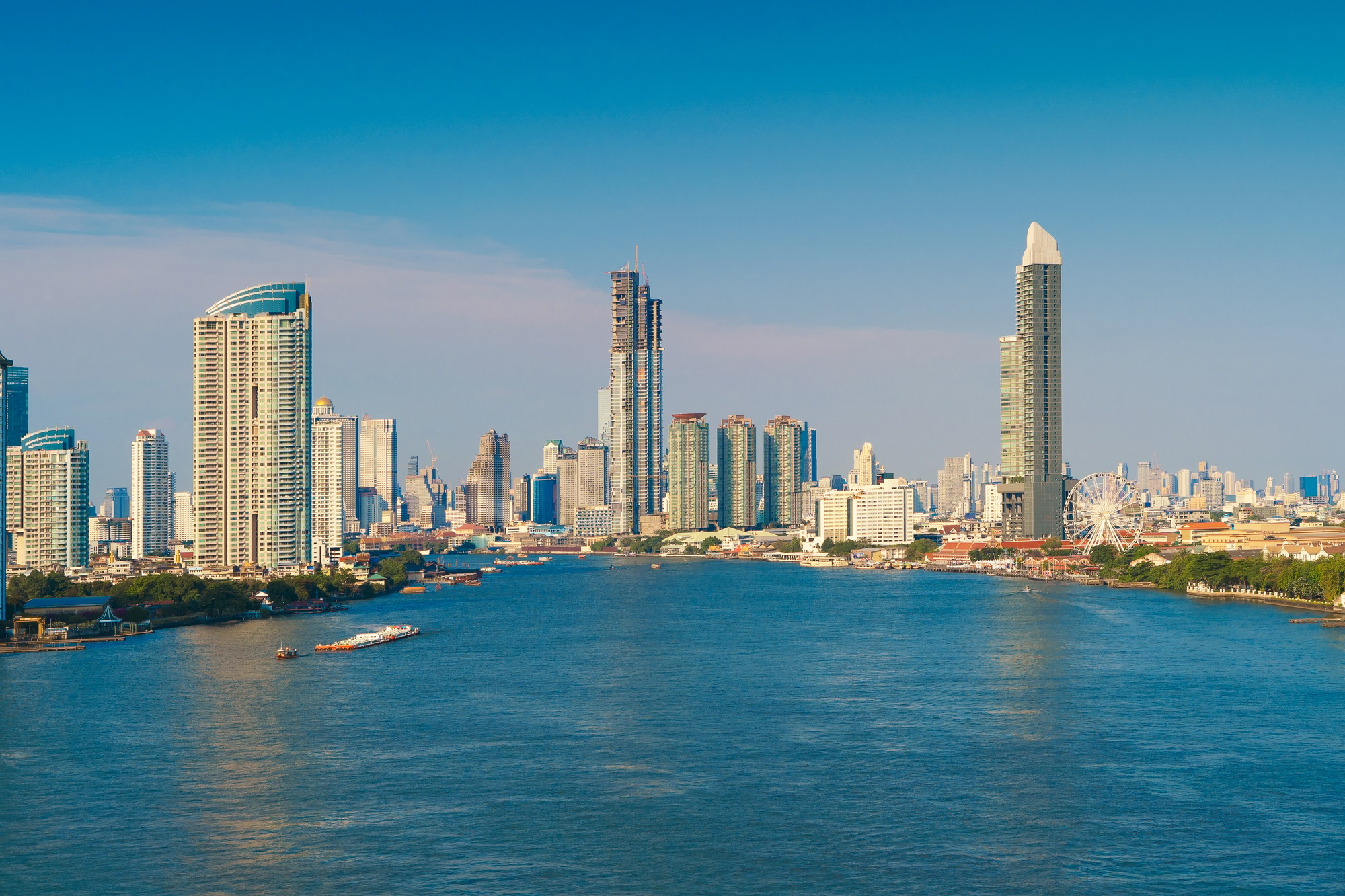 Urban city in Bangkok, Thailand